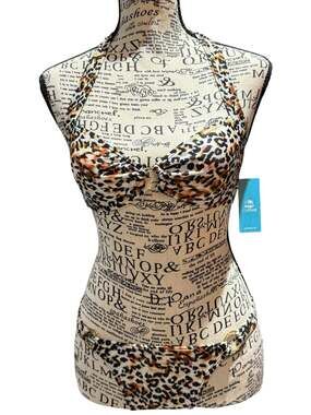 NWT Cupshe Leopard Print Bikini Set – Size Small